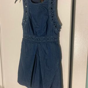 Free People Blue Mini Dress